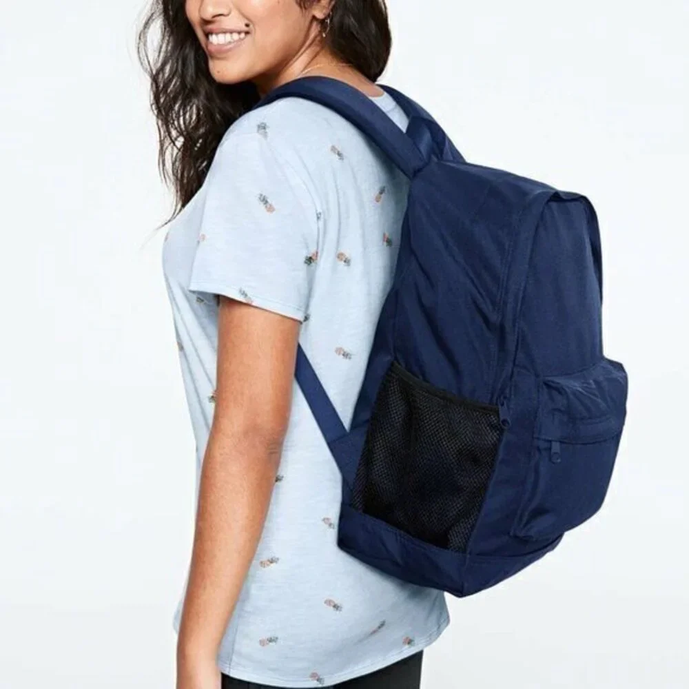 Victoria's Secret Backpack School college shoulderbag Classic Navy Blue